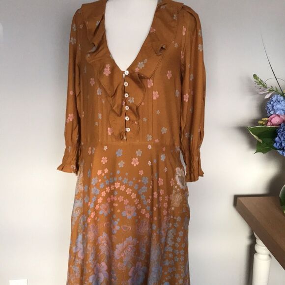 Free People Talsey Maxi Dress size XS - Picture 12 of 13